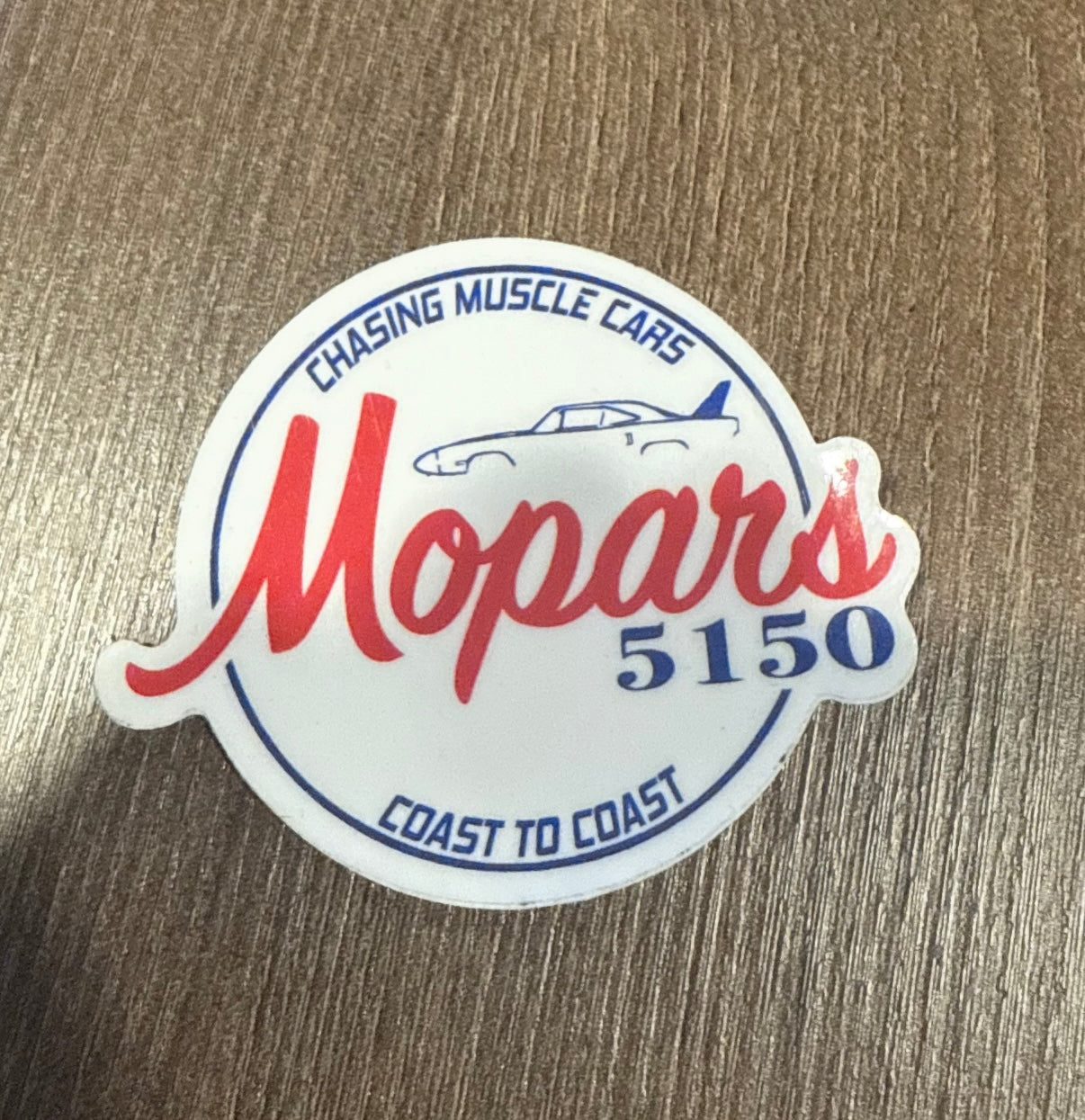 Red White and Blue Mopars5150 Sticker