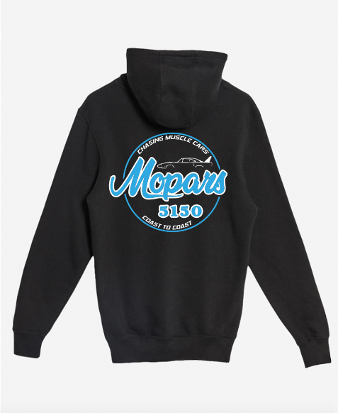 Mopars5150 Coast to Coast Black Pullover Hoodie