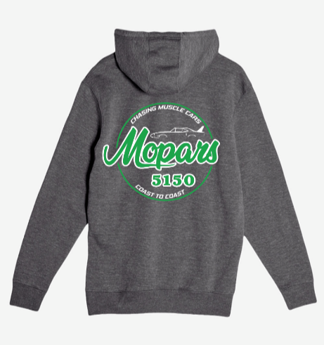 Mopars5150 Coast to Coast Charcoal Gray Pullover Hoodie