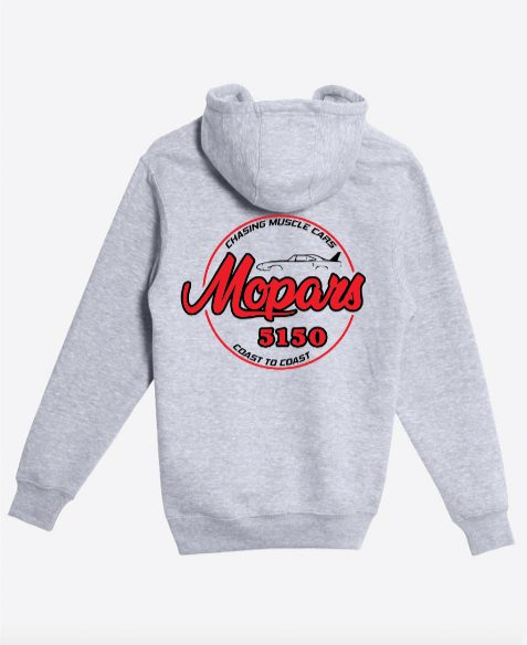 Mopars5150 Coast to Coast Slate Heather Gray Pullover Hoodie