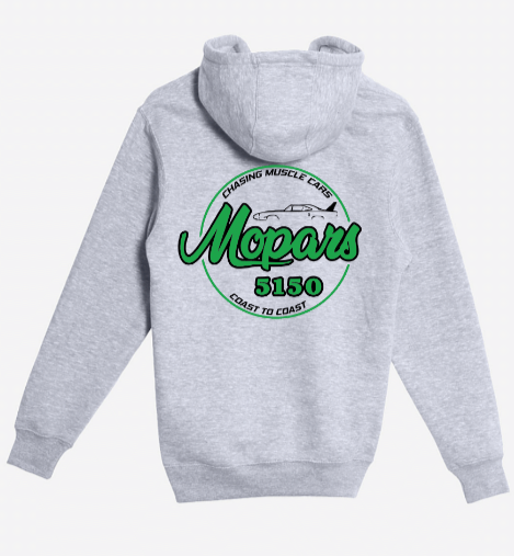 Mopars5150 Coast to Coast Slate Heather Gray Pullover Hoodie