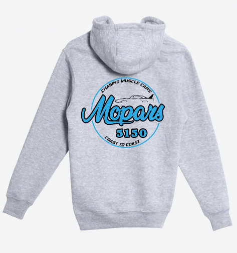 Mopars5150 Coast to Coast Slate Heather Gray Pullover Hoodie