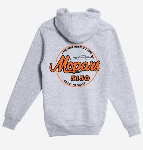 Mopars5150 Coast to Coast Slate Heather Gray Pullover Hoodie