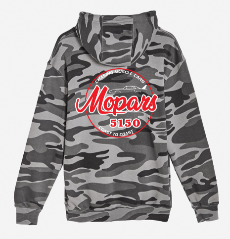 Mopars5150 Coast to Coast Slate Camo Pullover Hoodie