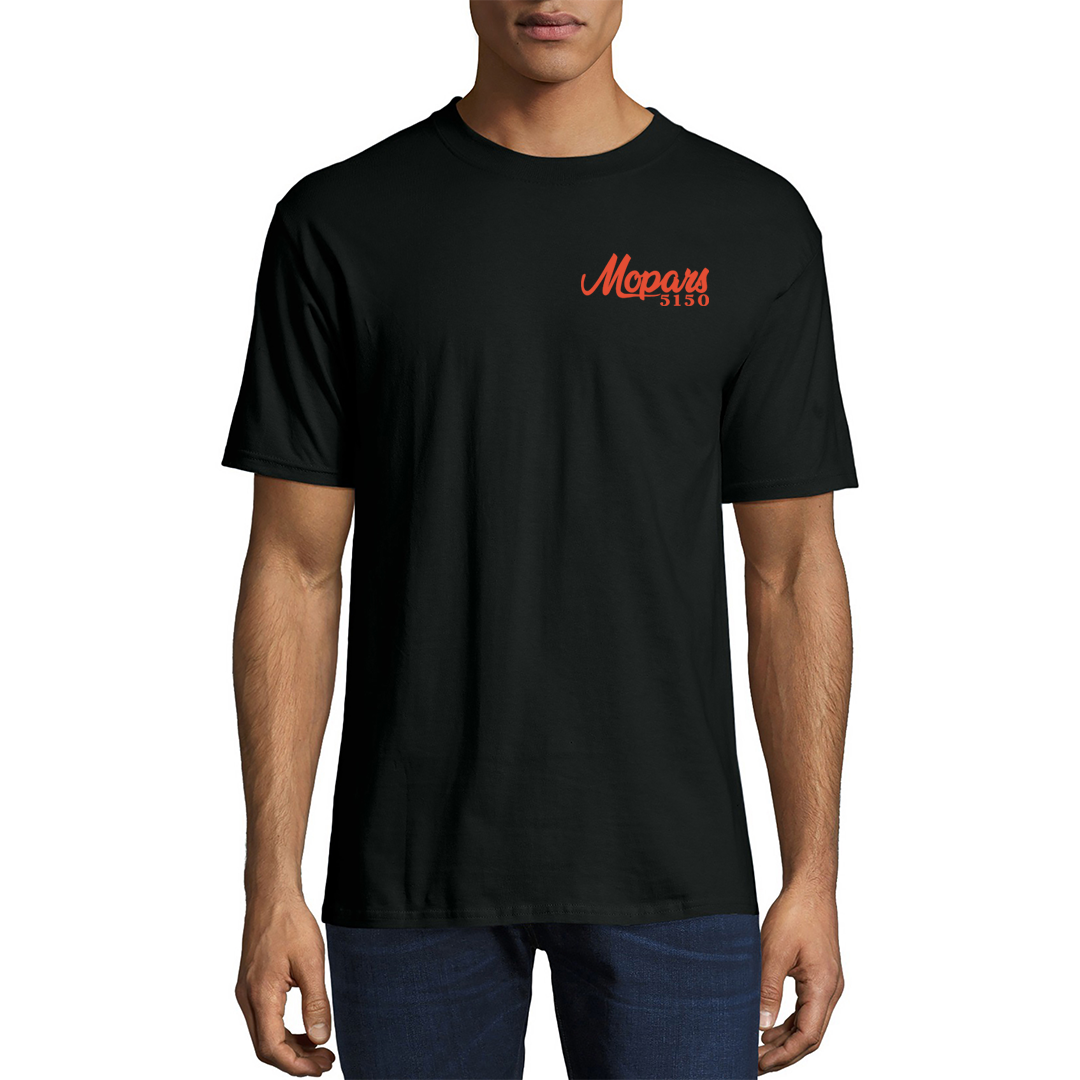 Black Short Sleeve Orange Coast To Coast T Shirt