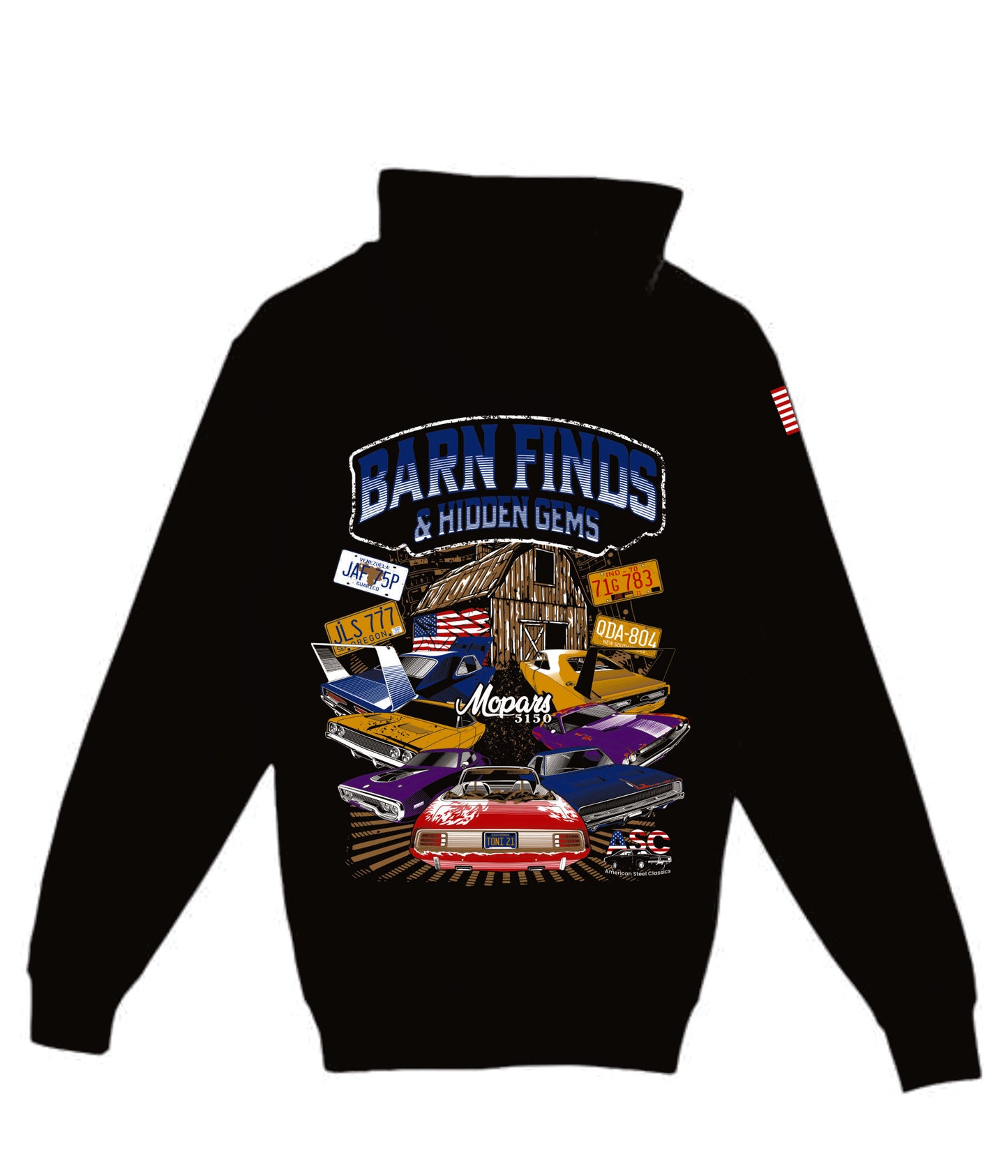 New Barn Find Zip Up Hoodies!
