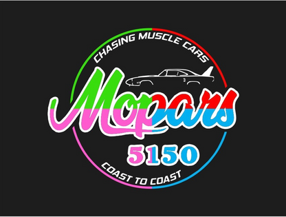 Black w/ Green Design Short Sleeve Chasing Muscle Cars T Shirt