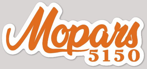 4.4x2" Mopars5150 Vitamin C Orange Logo Die Cut Sticker