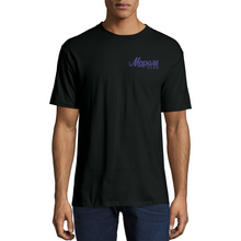 Load image into Gallery viewer, Black Short Sleeve Purple Coast To Coast T Shirt
