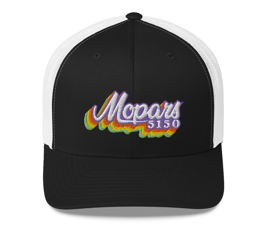 Mopars5150 Logo White/Black Trucker Snapback Hat